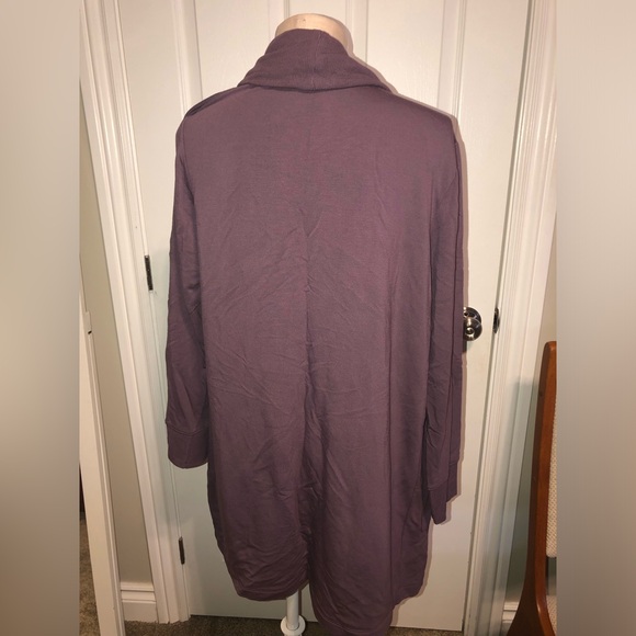 Soma Women's Deep Purple Cardigan Sweater - Picture 6 of 8